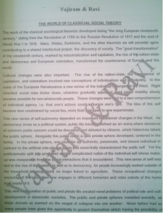 Sociology Optional Printed Notes Vajiram and Ravi Mahapatra Sir