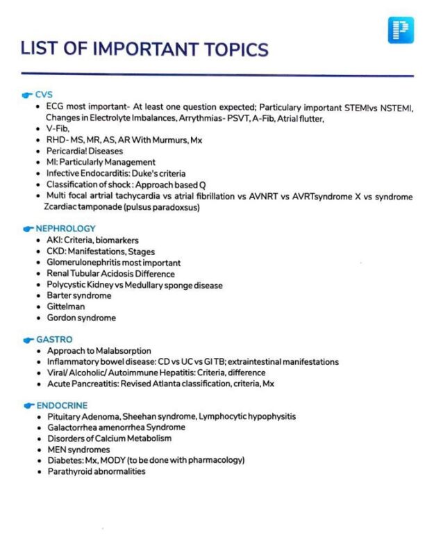 Prepladder Medicine Printed Notes By Dr Deepak Marwah for Medical PG