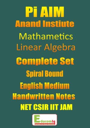 Linear Algebra Handwritten Class Notes Pi AIM NET, CSIR