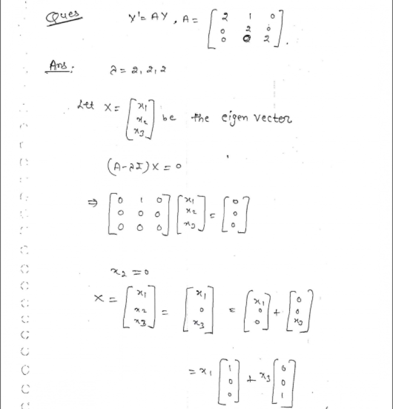 Ordinary And Partial Differential Equation OD, PD Class Notes Pi AIM