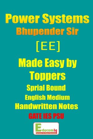 power-systems-class-notes-balaji-and-bhupender-sir-ese-and-gate-entrance