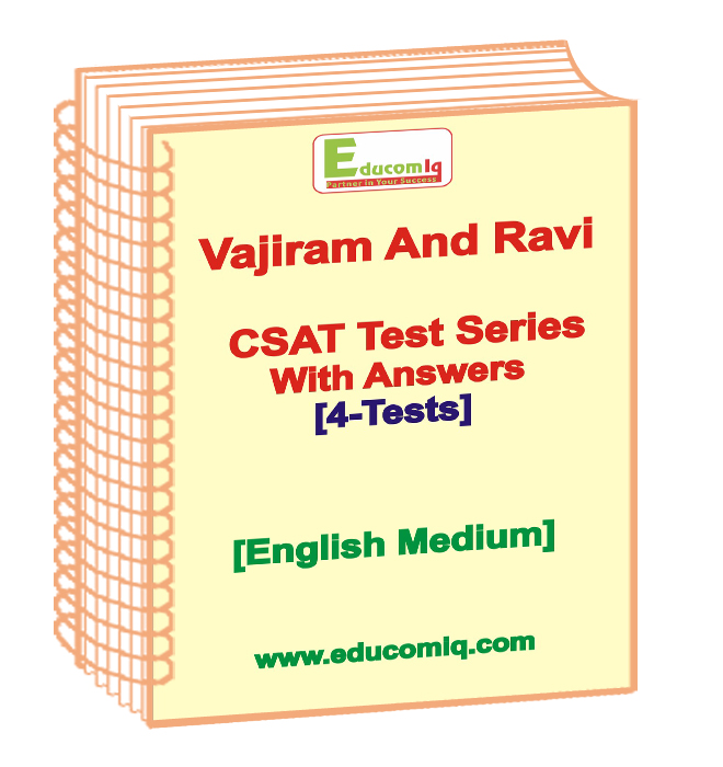 Vajiram And Ravi CSAT test Series 4 Tests With Answers For 2020 Vajiram And Ravi CSAT test Series 4 Tests With Answers For 2020
