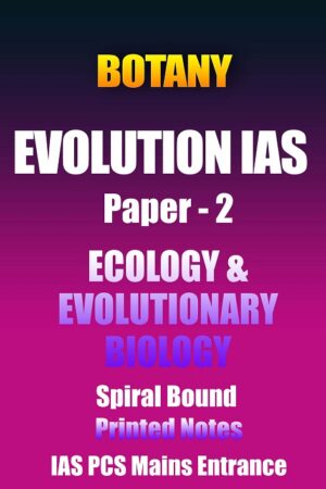 botany-evolution-plant-evolutionary-biology-&-ecology-paper-2-printed-notes-ias-mains