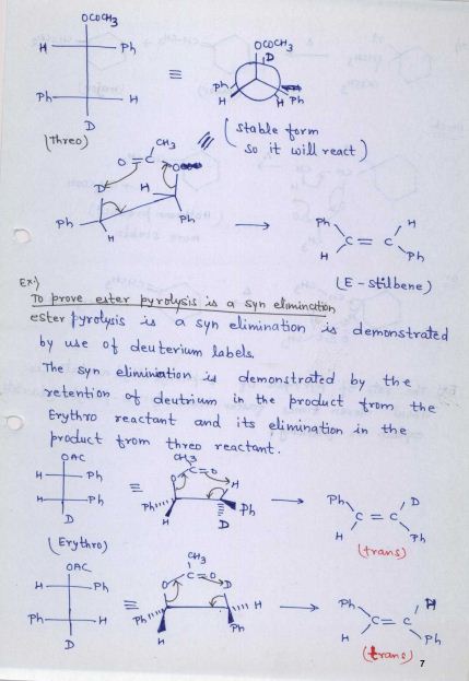 organic-chemistry-abhijit-agarwal-elimination-reaction -handwritten-notes-ias-mains-b