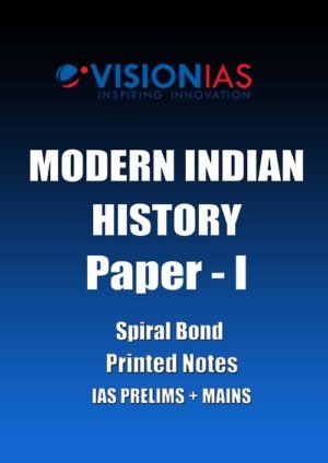 Modern Indian History Printed Notes by Vision IAS In English For Pre ...