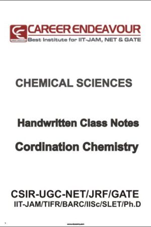 In-Organic Chemistry-Cordination Chemistry