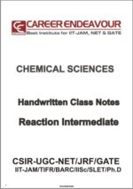 Organic Chemistry-Reaction Intermediate