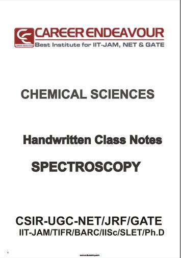 Organic Chemistry-Spectroscopy