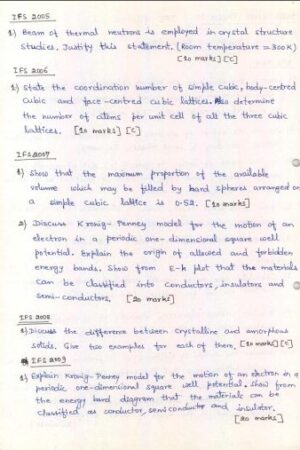 Abhijit-Agarwal-Solid State Physics-Paper-2-Class-Notes-IAS-Mains-a