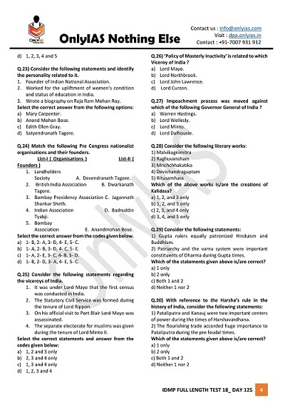 Only IAS Prelims Test Series 17 to 33 in English 2022-b