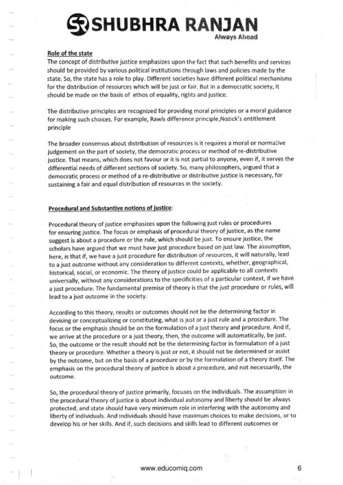Subhra Ranjan Political Science Optional Notes for IAS Mains 2022-a