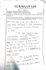 IAS Topper's 2021 Public Administration 12 Handwritten Test Copy Notes in English for Mains-e