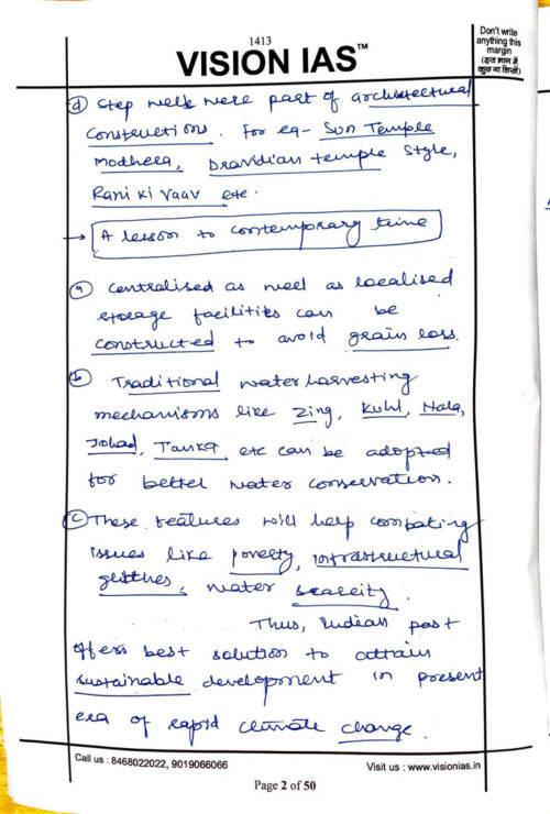 topper-2020-gs-9-test-copy-handwritten-notes-by-vision-ias-in-english-for-mains-a