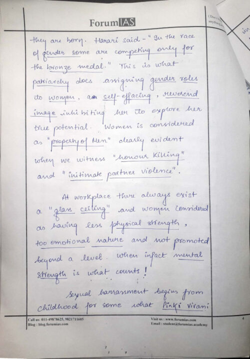 toppers-2021-essay-16-handwritten-test-copy-notes-by-forum-ias-in-english-for-ias-mains-d
