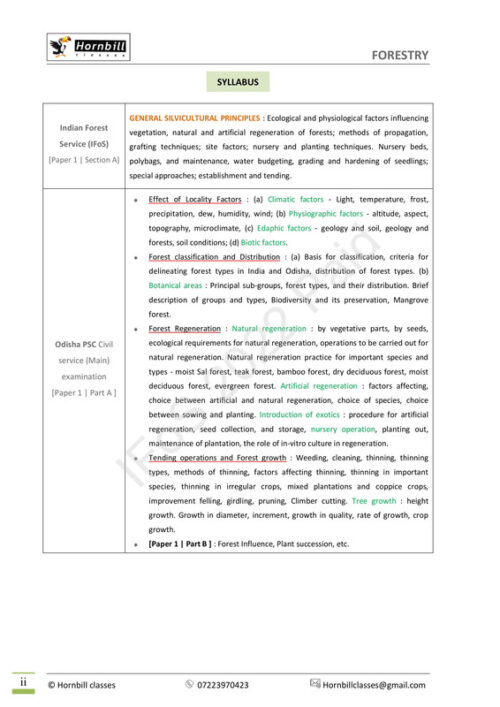 hornbill-forestry-printed-notes-of-paper-1-and-2-english-for-ias-mains-h