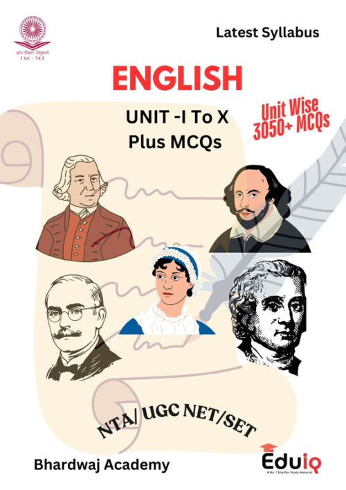 EduIQ English Literature Notes by Bhardwaj Academy with 3050+ MCQs for UGC NET/SET 2025