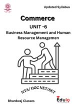 EduIQ Unit 5 & 6 Printed Notes for UGC NET Commerce with MCQs for Business Statistics, Research Methods, and HRM.-a