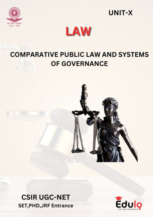 EduIQ Law Printed Notes Units 6 to 10 with MCQs for CSIR UGC-NET SET PHD JRF Exam Preparation-d