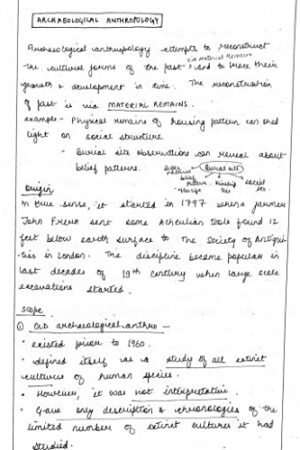 IAS Topper Apala Mishra Rank-9 Social Anthropology Optional Handwritten Notes with GS SCORE Topical 10 Test for UPSC Mains 2025-d