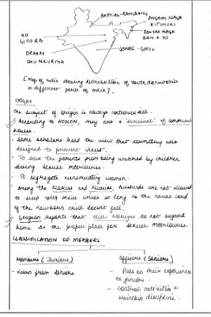 IAS Topper Apala Mishra Rank-9 Indian Anthropology Optional Handwritten Notes Paper 2 with GS SCORE Topical 10 Test for UPSC Mains 2025-d
