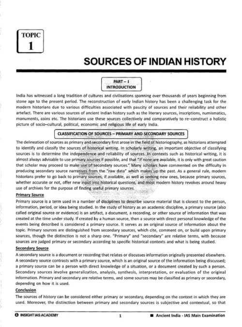 Ancient History Optional Notes by Baliyan Sir with GS SCORE Test Series – Printed Study Material for UPSC Mains-b