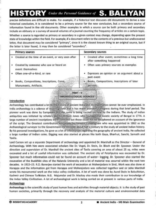 Baliyan Sir’s History Optional Paper-I Printed Notes with GS SCORE Mains Topical Test Series for UPSC-b