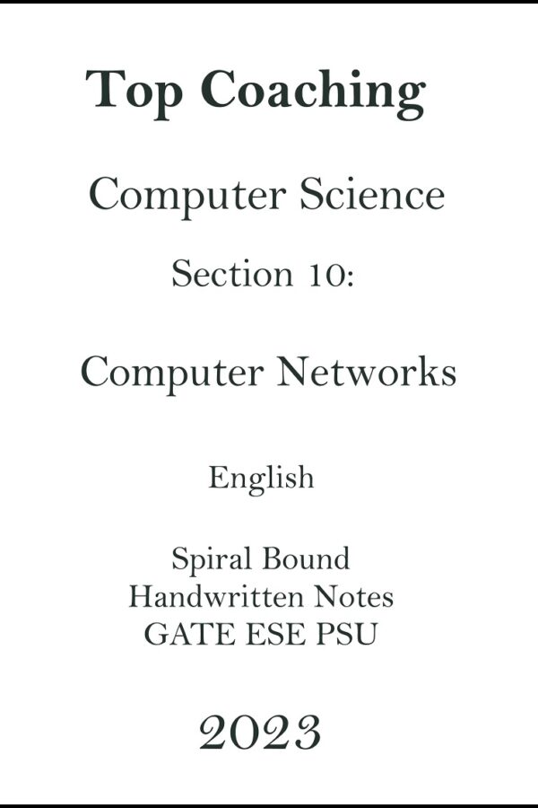 Computer Science Operating System Section 8 Handwritten Notes for ESE ...