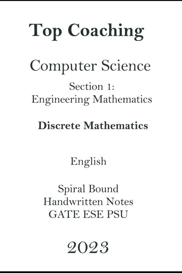 Computer Science Made Easy By Toppers Class Notes For GATE, PSU