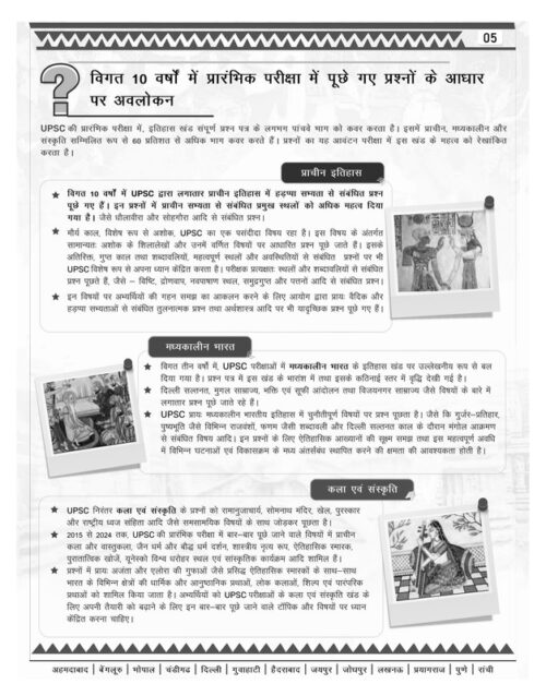 Vision IAS Ancient & Medieval History Notes with PYQ Analysis – UPSC Ready Content-e