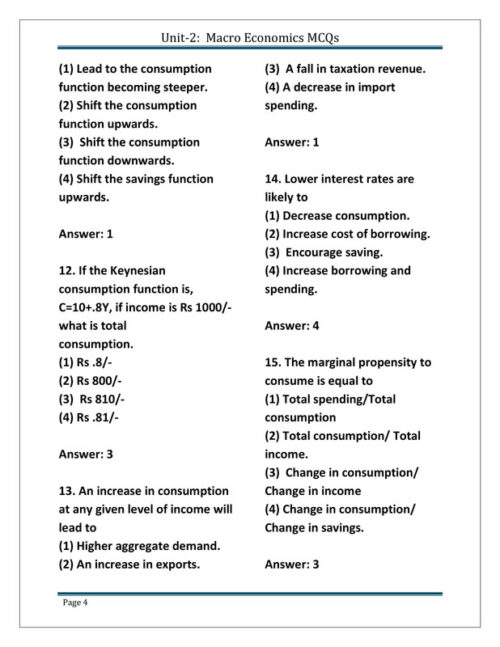 EduIQ Macro Economy Unit-II Notes by Bhardwaj Academy for NTA UGC NET/SET 2025 with MCQs-g