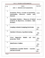 EduIQ Statistics and Econometrics (Unit-III) Printed Notes with MCQs by Bhardwaj Academy for NTA UGC NET/SET 2025-a