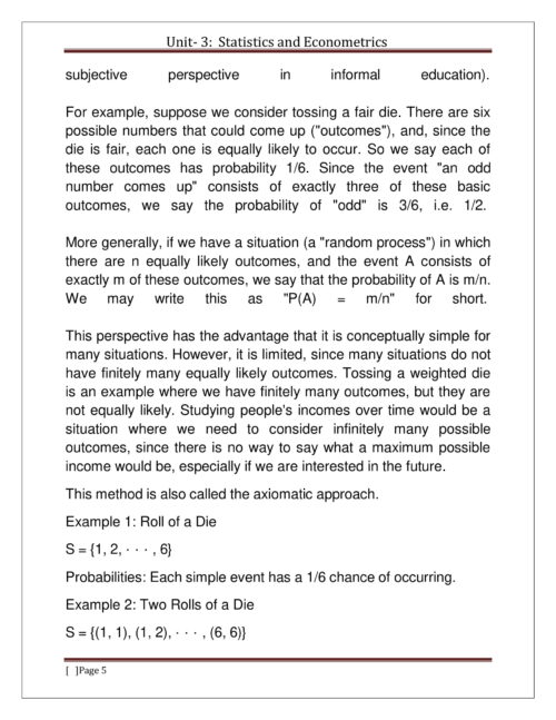 EduIQ Statistics and Econometrics (Unit-III) Printed Notes with MCQs by Bhardwaj Academy for NTA UGC NET/SET 2025-c