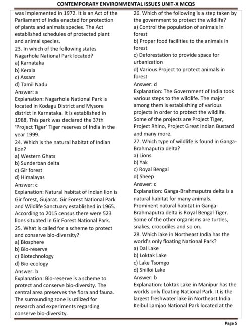 EduIQ Environmental Science Printed Notes (Unit 1-10) with MCQs for UGC NET, PhD Entrance & Assistant Professor Eligibility Test.-j