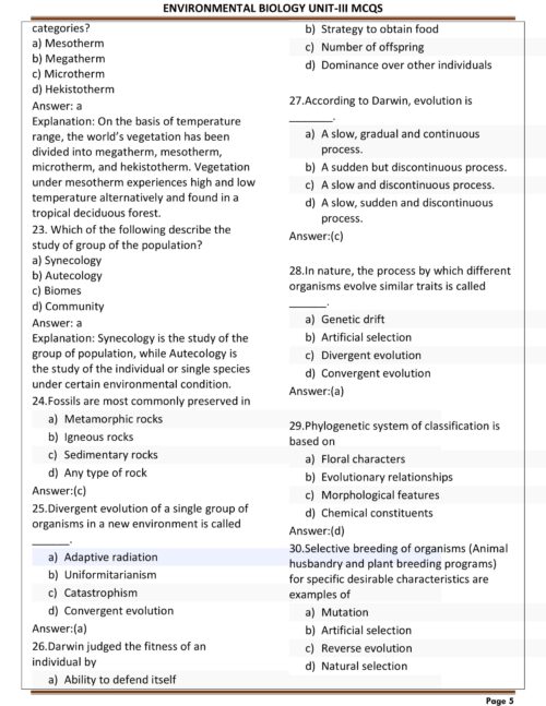EduIQ Environmental Science 2700 MCQs Printed Notes for UGC NET & PhD Entrance Exams 2025-c