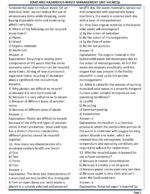 EduIQ Unit 7 & 8 Environmental Science Notes for UGC NET 2025, including Solid Waste Management and Environmental Legislation.-f