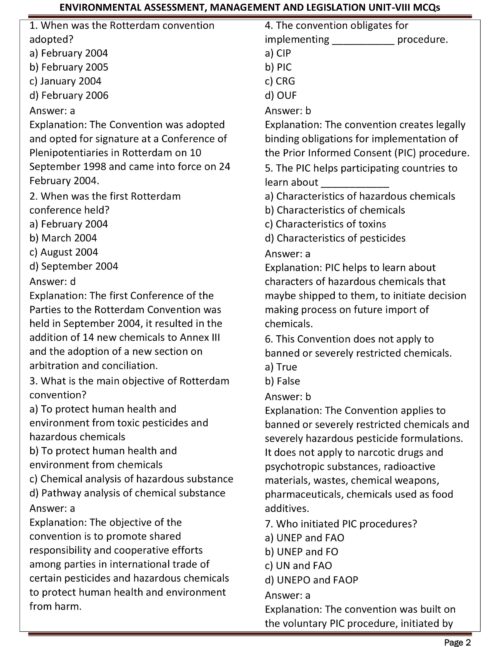 EduIQ Unit 7 & 8 Environmental Science Notes for UGC NET 2025, including Solid Waste Management and Environmental Legislation.-g