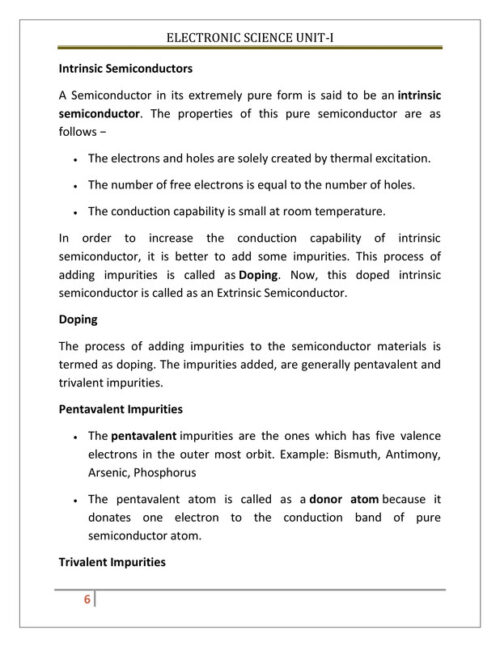 EduIQ Unit-1 Semiconductor Electronics Printed Notes by Bhardwaj Academy for UGC NET 2025-e