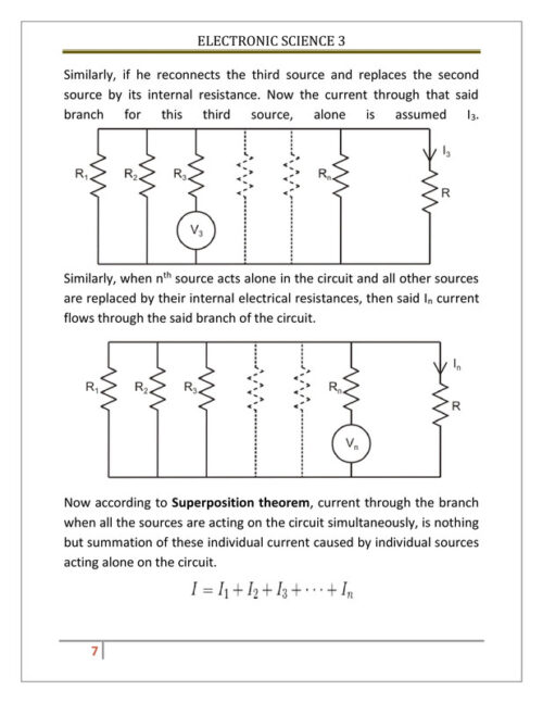 Unit-3 Superposition Theorem Electronics Science Printed Notes by Bhardwaj Academy for UGC NET/SET 2025-d