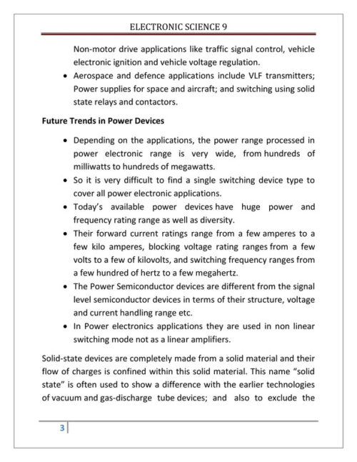 Unit-9 Power Devices Electronics Science Notes by Bhardwaj Academy with MCQs for UGC NET 2025-b