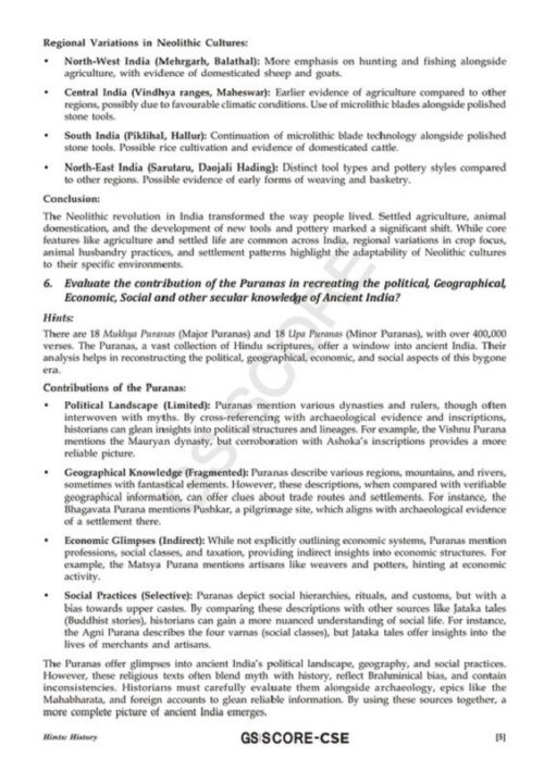Baliyan Sir’s History Optional Paper-I Printed Notes with GS SCORE Mains Topical Test Series for UPSC-f