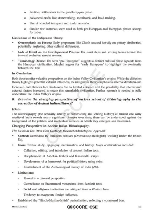 Baliyan Sir’s History Optional Paper-I Printed Notes with GS SCORE Mains Topical Test Series for UPSC-h