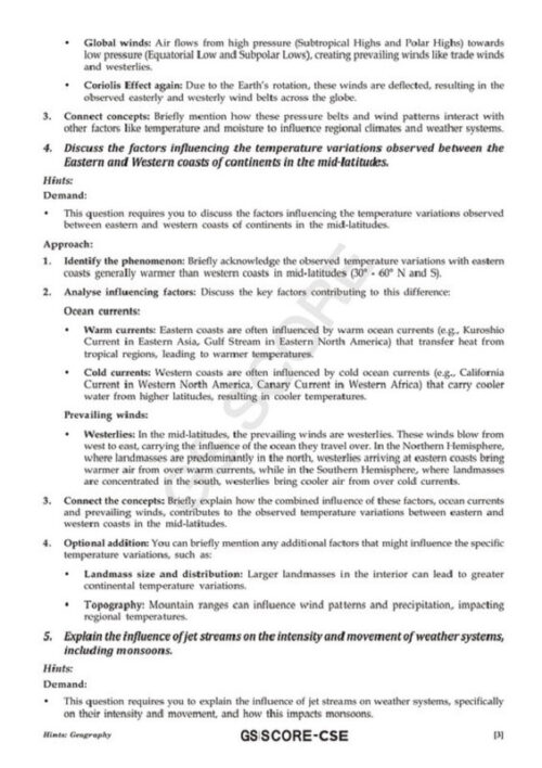 Human Geography Paper 1 Class Notes by Shabbir with GS SCORE Topical Tests – UPSC Mains 2025 – English Medium-g