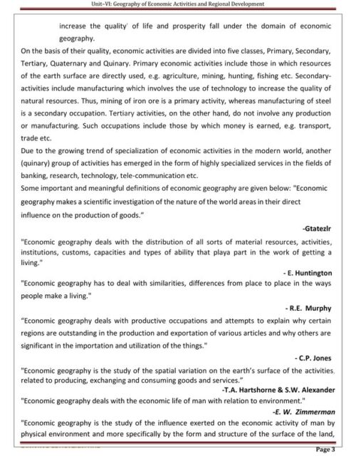 EduIQ Geography Unit-V & VI Printed Notes with MCQs for UGC NET, SET, JRF & PhD Entrance 2025-d
