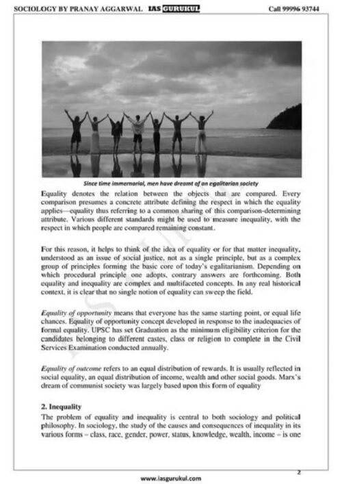 IAS Gurukul Sociology Paper-I Notes by Pranay Agarwal with GS SCORE 5 Test Series-d