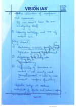Vision IAS Topper Komal’s handwritten GS & Ethics Test Copy Notes cover – English Medium, Mains 2025- b