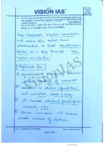 Vision IAS Topper Komal’s handwritten GS & Ethics Test Copy Notes cover – English Medium, Mains 2025-e