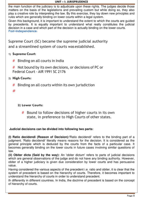 EduIQ Unit 1 to 5 Law Printed Notes with MCQs for CSIR UGC-NET SET PHD JRF exam preparation-d