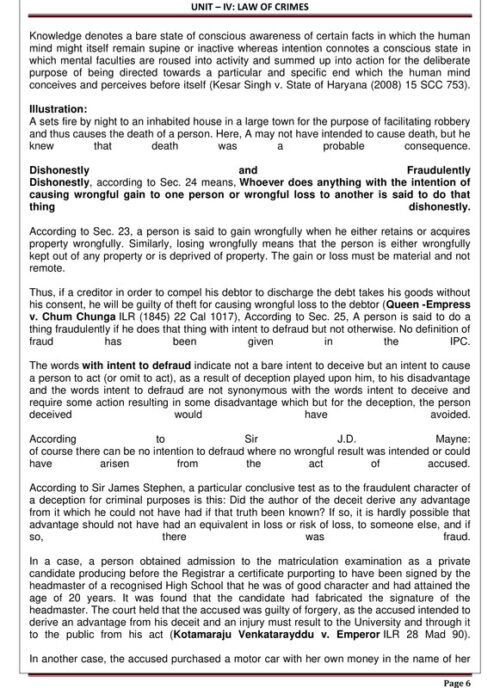 EduIQ Unit 1 to 5 Law Printed Notes with MCQs for CSIR UGC-NET SET PHD JRF exam preparation-e