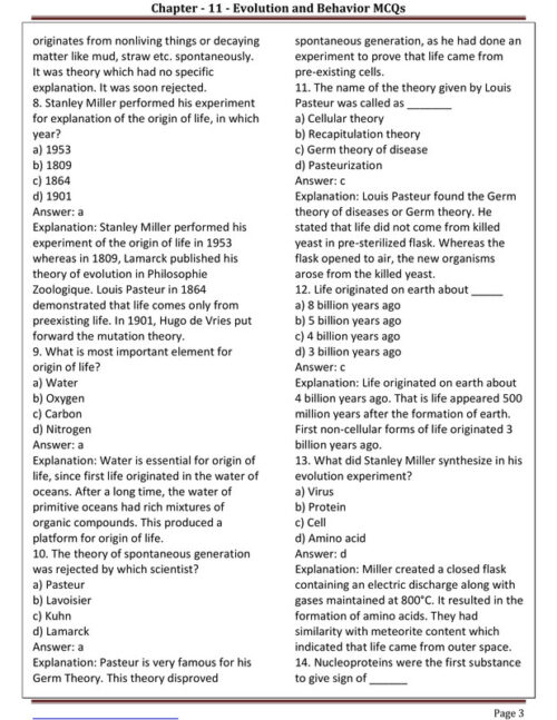 EduIQ Life Science Evolution and Behavior Printed Notes (English Medium) for CSIR UGC-NET