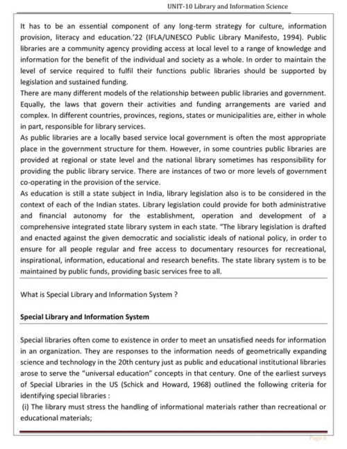 EduIQ Unit 6 to 10 Library Science Printed Notes with MCQs and Answers for CSIR UGC NET SET JRF Exam Preparation-c